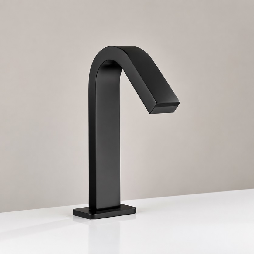 Fontana Commercial Matte Black Touchless Automatic Sensor Faucet